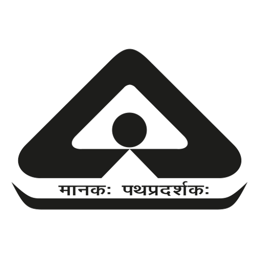 Black and white BIS Hallmark logo with triangular design and text on a white background