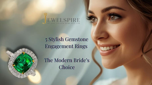 5 Stylish Gemstone Engagement Rings for the Modern Bride