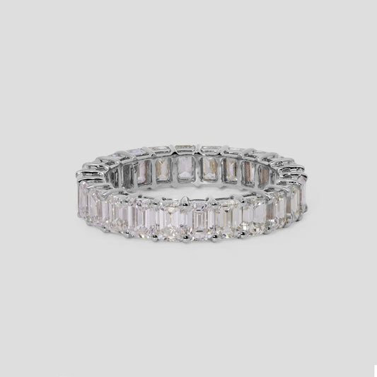 Fancy Diamond Eternity Wedding Ring