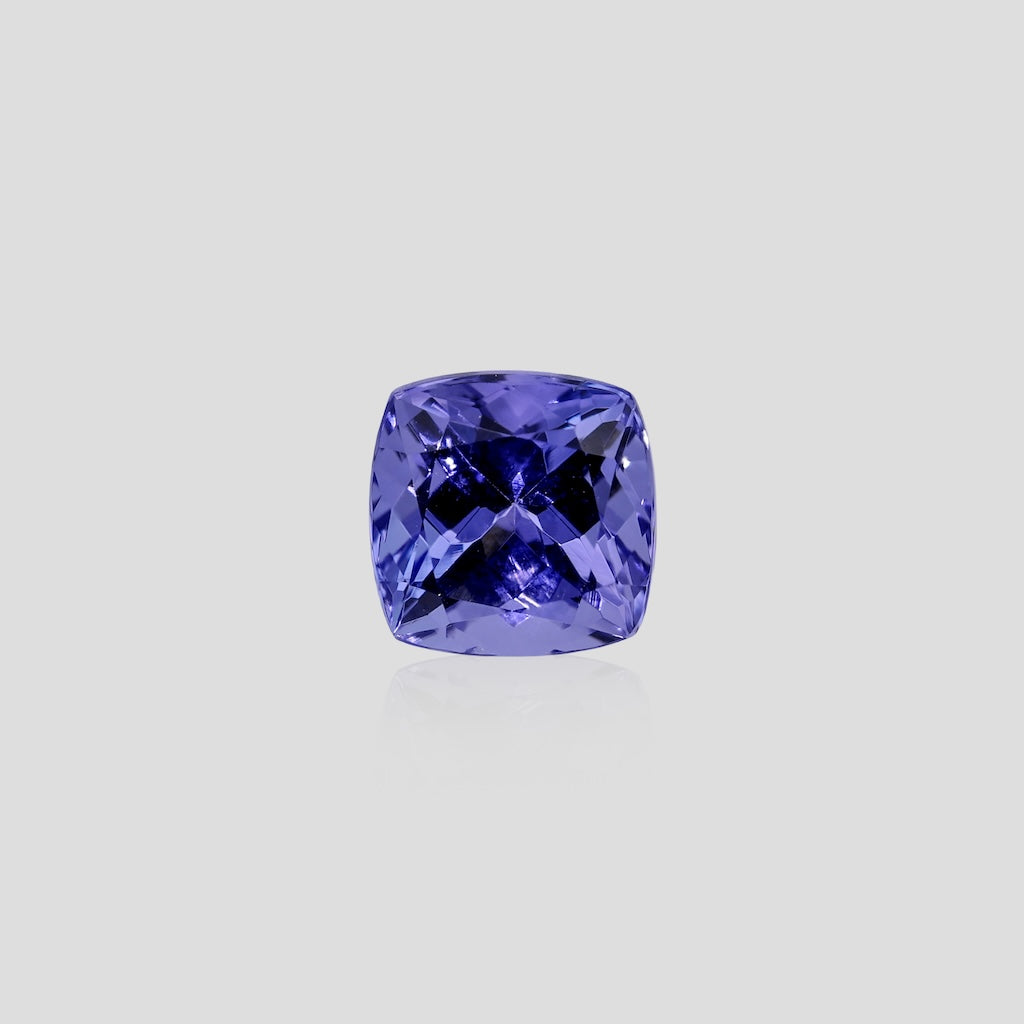 Tanzanite Cushion 8x8mm (AA Grade) Avg. Wt. 2.70 Carat
