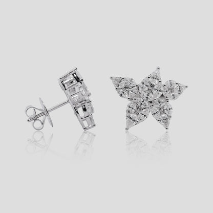Butterfly Diamond Stud Earrings