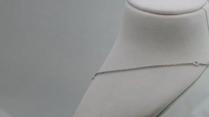 My Love Fancy Diamond Pendant with Chain (Adjustable) in 18k Gold